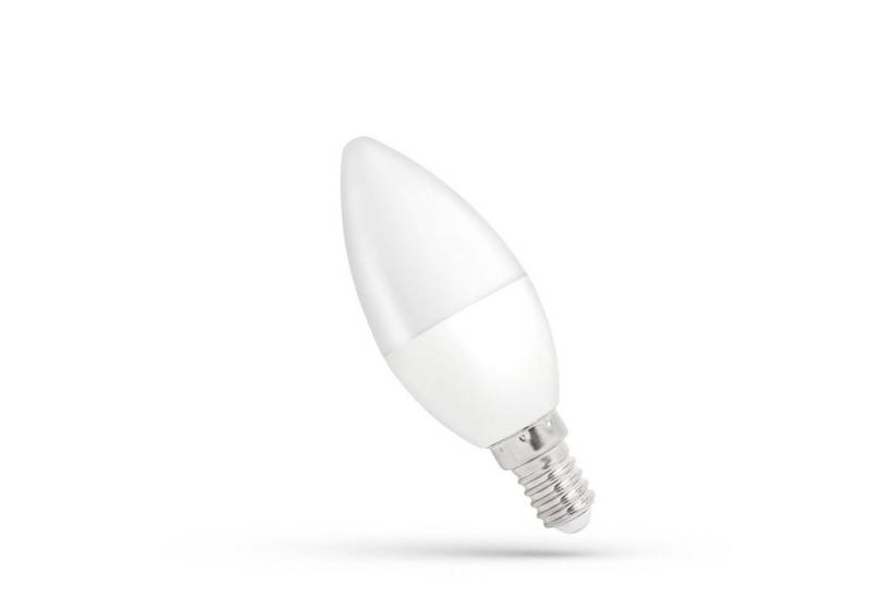 Spectrum LED-Leuchtmittel LED E14 C37 Kerzenform 4W = 31W 340lm 200° weiß 230V Kaltweiß 6000K, E14, Kaltweiß, Kerzenform von Spectrum
