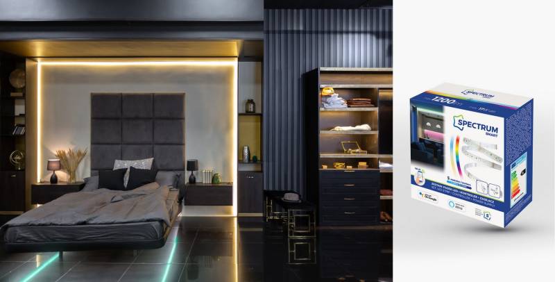 spectrum LED LED-Streifen Streifen 17W Strip 5m 1200lm bunt RGB + Warm Kalt 3000K-6000K DIMMBAR, DIMMBAR, SMART Home, Bunt, CCT von spectrum LED