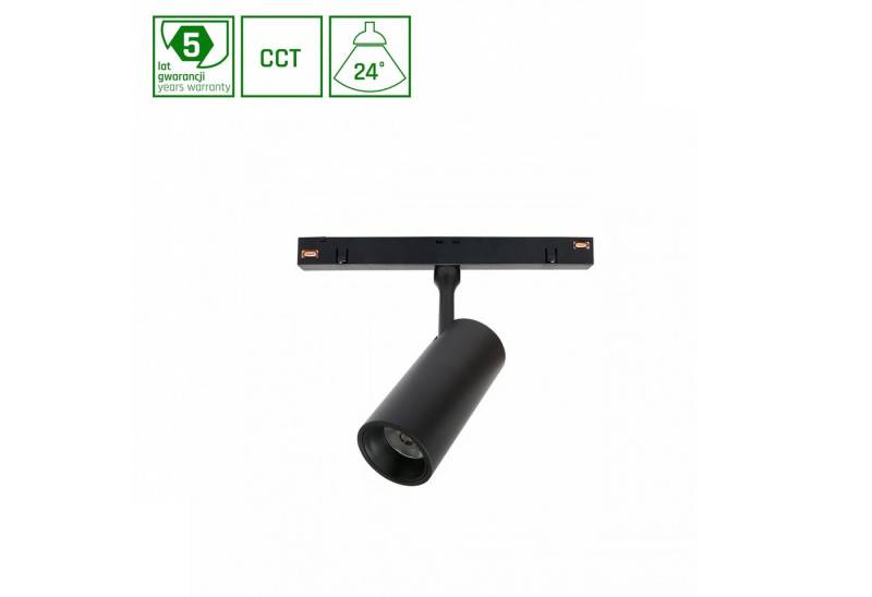spectrum LED Schienensystem-Leuchten LED SYSTEM CCT Shift Spot S 6W 48V Schienensystem 24° 555lm 2700-4000K, 17.8 cm, schwenkbar, CCT von spectrum LED