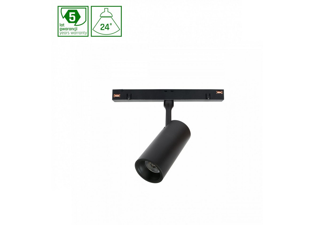 spectrum LED Schienensystem-Leuchten LED SYSTEM Shift Spot S 6W 48V Schienensystem 24° 555lm Warmweiß 3000K, 14.2 cm, 48V Schienensystem spectrum LED Schienensystem-Leuchten LED SYSTEM Shift Spot S 6W 48V Schienensystem 24° 555lm Warmweiß 3000K, 14.2 cm, 48V Schienensystem von spectrum LED
