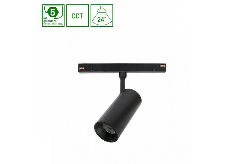 spectrum LED Schienensystem-Leuchten LED Spot M 10W 48V 24° Stromschienenstrahler 950lm 2700-4000K CCT, 17.8 cm, schwenkbar, CCT, Farbwechsler von spectrum LED