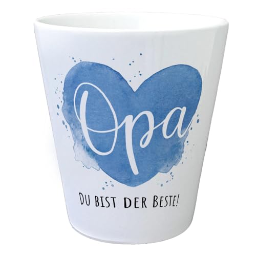 Bester Opa Blumentopf mit Spruch Opa Du bist der Beste Großvater Idee voller Liebe Familie Glück Herz-Design in Blau für den weltbesten Opa Bester Opa Blumentopf mit Spruch Opa Du bist der Beste Großvater Idee voller Liebe Familie Glück Herz-Design in Blau für den weltbesten Opa von speecheese