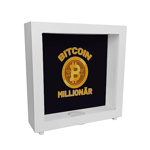 Bitcoin Millionär Rahmen Spardose aus Holz mit schwarzem Hintergrund und Kryptowährung EIN dekoratives Sparschwein für Trading-Experten Kryptowährung Sparbüchse Investieren sparen Bitcoin Millionär Rahmen Spardose aus Holz mit schwarzem Hintergrund und Kryptowährung EIN dekoratives Sparschwein für Trading-Experten Kryptowährung Sparbüchse Investieren sparen von speecheese