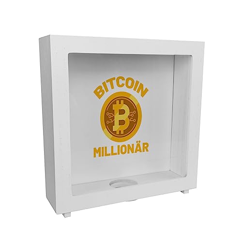 Bitcoin Millionär Rahmen Spardose aus Holz mit weißem Hintergrund und Kryptowährung EIN dekoratives Sparschwein für Trading-Experten Kryptowährung Sparbüchse Investieren sparen Bitcoin Millionär Rahmen Spardose aus Holz mit weißem Hintergrund und Kryptowährung EIN dekoratives Sparschwein für Trading-Experten Kryptowährung Sparbüchse Investieren sparen von speecheese