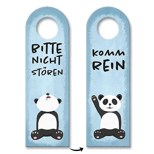 Bitte nicht stören Türhänger 3er Set aus Filz mit niedlichem Panda witziger Türanhänger mit Pandabär für Kinder und Junggebliebene Pandafans für das Kinderzimmer Bitte nicht stören Türhänger 3er Set aus Filz mit niedlichem Panda witziger Türanhänger mit Pandabär für Kinder und Junggebliebene Pandafans für das Kinderzimmer von speecheese