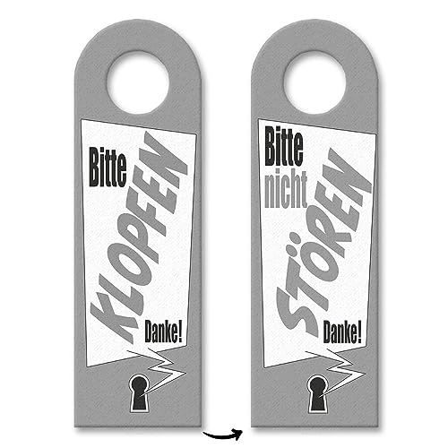 Bitte nicht stören oder klopfen Türhänger 3er Set mit Schlüsselloch Motiv in grau als praktisches Türschild für Menschen die nicht gestört werden wollen wenn sie am arbeiten sind Bitte nicht stören oder klopfen Türhänger 3er Set mit Schlüsselloch Motiv in grau als praktisches Türschild für Menschen die nicht gestört werden wollen wenn sie am arbeiten sind von speecheese