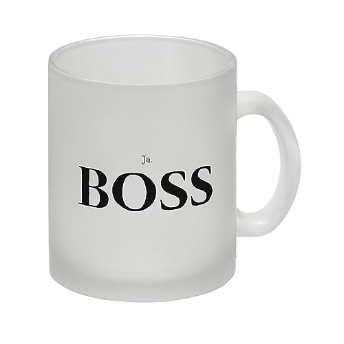 Büro Glas Tasse - Ja, Boss eine lustige Tasse um deinem Chef zu zeigen, dass du immer alles erledigst und nicht widersprichst Büroalltag lustig Frau von speecheese