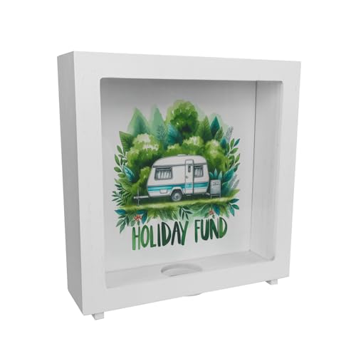 Campingurlaub Urlaubskasse Rahmen Spardose aus Holz mit Spruch Holiday Fund für Camping Glamping Camper und Wohnwagen-Fans Perfekt für die Familien-Urlaubskasse Campingurlaub Urlaubskasse Rahmen Spardose aus Holz mit Spruch Holiday Fund für Camping Glamping Camper und Wohnwagen-Fans Perfekt für die Familien-Urlaubskasse von speecheese