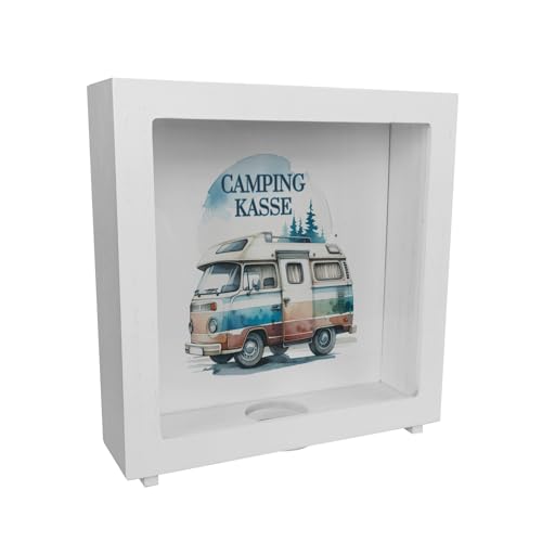 Campingwagen Rahmen Spardose aus Holz mit Spruch Campingkasse Wohnwagen Camper Perfekt für Reisen Urlaub Ideal Zur Caravan-Campingplatz Geldgeschenk Campingwagen Rahmen Spardose aus Holz mit Spruch Campingkasse Wohnwagen Camper Perfekt für Reisen Urlaub Ideal Zur Caravan-Campingplatz Geldgeschenk von speecheese