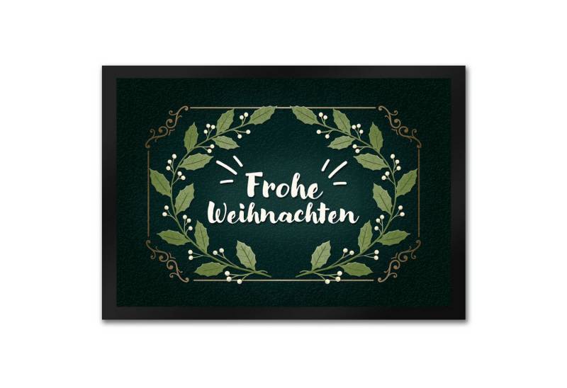 speecheese Fußmatte Frohe Weihnachten Mistelzweig Fußmatte in 35x50 cm von speecheese