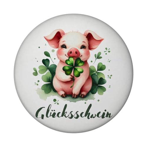 Glücksschwein mit Kleeblatt Magnet mit Flaschenöffner rund Glücksschwein mit Kleeblatt Magnet mit Flaschenöffner - Tierischer Glücksbringer in Grün Natur Pflanze Design Glücksschwein mit Kleeblatt Magnet mit Flaschenöffner rund Glücksschwein mit Kleeblatt Magnet mit Flaschenöffner - Tierischer Glücksbringer in Grün Natur Pflanze Design von speecheese