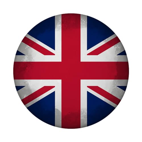 Großbritannien Flagge Magnet rund schöner runder Magnet rund mit Flaggenmotiv zum Aufhängen von Reisefotos oder als Souvenir Dekoration für den Kühlschrank von speecheese