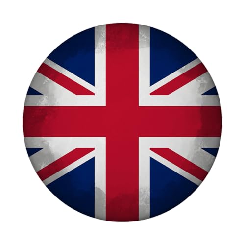 Großbritannien Flagge Magnet rund schöner runder Magnet rund mit Flaggenmotiv zum Aufhängen von Reisefotos oder als Souvenir Dekoration für den Kühlschrank von speecheese