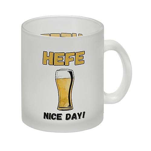 Hefe nice day! Hefeweizen Bier Glas Tasse eine lustige Tasse mit Weizenbier und leckerer Schaumkrone have a nice day für einen Biertrinker der Gerstensaft liebt von speecheese