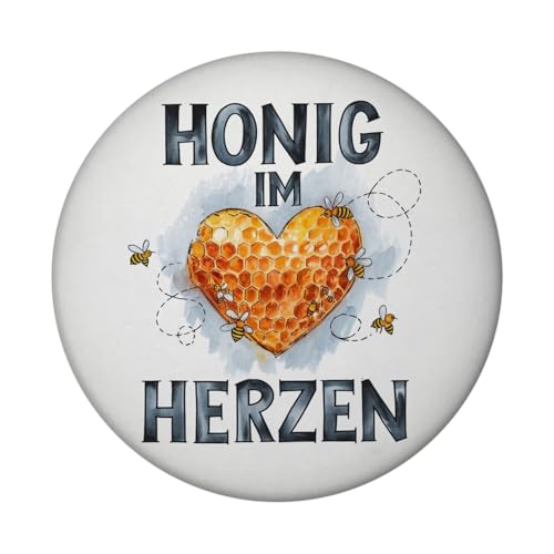 Honig im Herzen Magnet mit Flaschenöffner Herz Honigwaben Dekomagnet mit Spruch für Kühlschrank oder Büro Honig im Herzen Magnet mit Flaschenöffner Herz Honigwaben Dekomagnet mit Spruch für Kühlschrank oder Büro von speecheese
