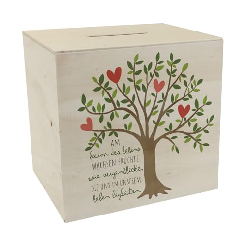 Lebensbaum Spardose aus Holz mit Spruch Lebensbaum trägt Augenblicke als Früchte Symbol der Liebe Hochzeit Freundschaft Kommunion Konfirmation Familie Lebensbaum Spardose aus Holz mit Spruch Lebensbaum trägt Augenblicke als Früchte Symbol der Liebe Hochzeit Freundschaft Kommunion Konfirmation Familie von speecheese