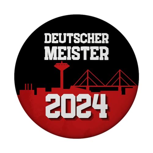 Leverkusen Magnet mit Flaschenöffner rund mit Spruch Deutscher Meister 2024 Leverkusen-Fan Must-Have Rhein NRW Fußball Liebe Liga Meisterschaft Jubel Meisterschale Erinnerung von speecheese