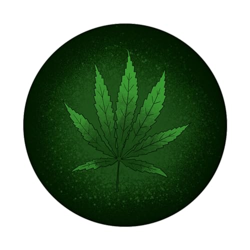 Marihuanablatt Magnet rund mit Flaschenöffner lustiger Magnet rund mit Flaschenöffner für Kiffer und Stoner für den Kühlschrank zum Befestigen von Fotos Postkarten oder von speecheese