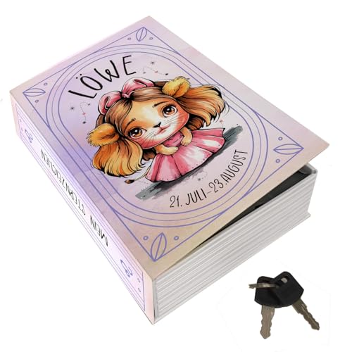 Mein Sternzeichen Booksafe L - Löwe Geheimversteck für Astrologen und Löwen-Fans von speecheese