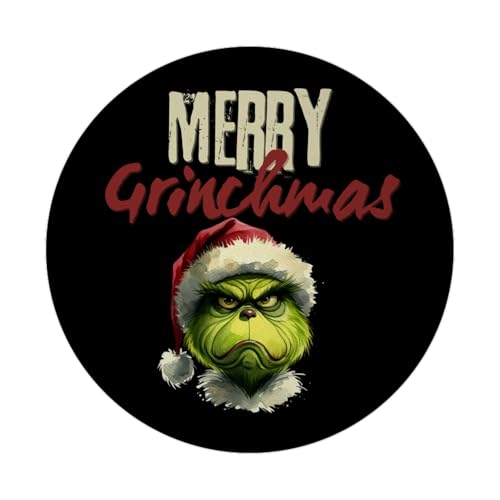 Merry Grinchmas Weihnachtsmuffel Magnet mit Flaschenöffner Weihnachtshasser Aufgepasst Der böse Typ schaut zornig und finster auf die Feiertage von speecheese