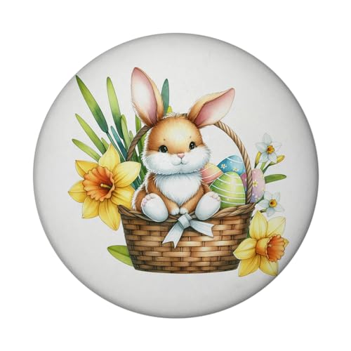 Osterhase im Osternest Magnet mit Flaschenöffner rund Süßer Hase mit Osterglocken Osterdeko für Osterkorb Magnetisch Glocken im Oster Korb Osterhase im Osternest Magnet mit Flaschenöffner rund Süßer Hase mit Osterglocken Osterdeko für Osterkorb Magnetisch Glocken im Oster Korb von speecheese