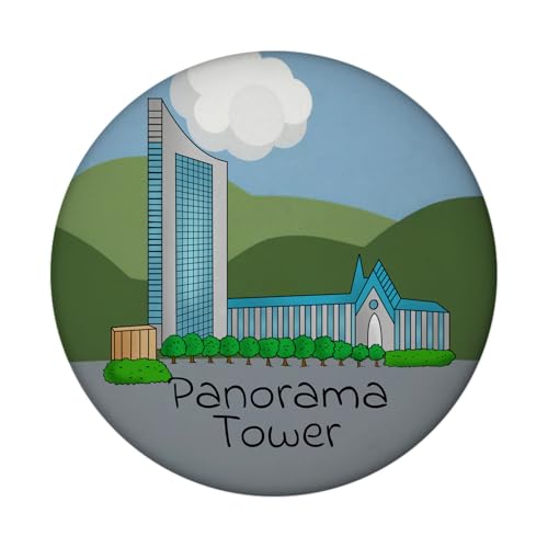 Panorama Tower Leipzig Souvenir Magnet Sehenswürdigkeit Rundes Wahrzeichen mit moderner Architektur und beeindruckender Aussicht Panorama Tower Leipzig Souvenir Magnet Sehenswürdigkeit Rundes Wahrzeichen mit moderner Architektur und beeindruckender Aussicht von speecheese