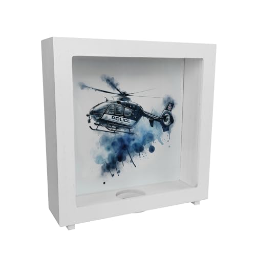 Police Hubschrauber Rahmen Spardose aus Holz Polizei Einsatz Fluggerät Rahmen Spardose aus Holz zum Fliegen Lernen Luftfahrt und Rettung Police Hubschrauber Rahmen Spardose aus Holz Polizei Einsatz Fluggerät Rahmen Spardose aus Holz zum Fliegen Lernen Luftfahrt und Rettung von speecheese