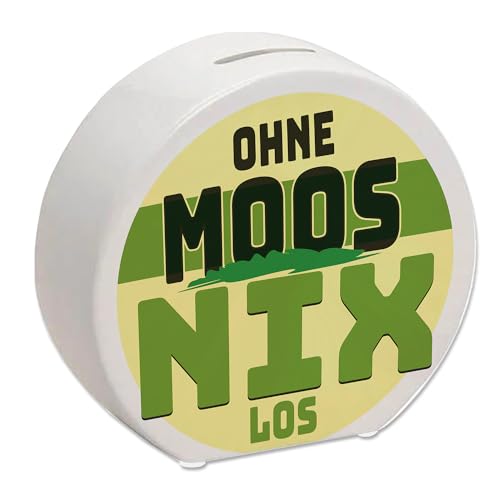 speecheese Spardose mit lustigem Motiv und Spruch: Ohne Moos nix los - Sparbüchse für Sparfüchse und Geschenkgeber - Bunt, Keramik, 13 cm x 14 cm x 5 cm, unisex, alle Altersgruppen speecheese Spardose mit lustigem Motiv und Spruch: Ohne Moos nix los - Sparbüchse für Sparfüchse und Geschenkgeber - Bunt, Keramik, 13 cm x 14 cm x 5 cm, unisex, alle Altersgruppen von speecheese