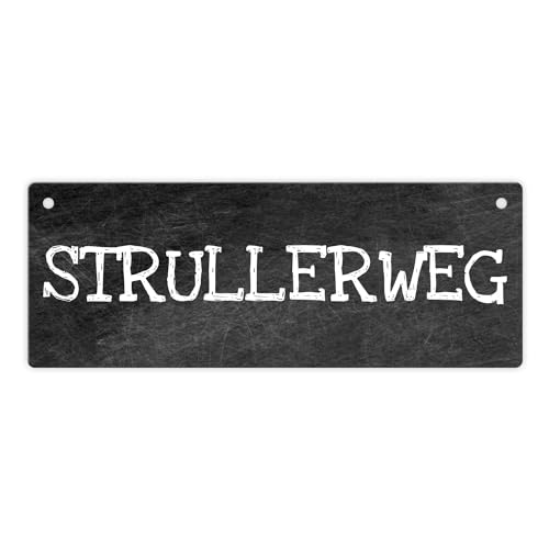 Strullerweg Metallschild XL Besonders geeignet als Mitbringsel zur Einweihungsparty für Spaßvögel oder für Singles. Strullerweg Metallschild XL Besonders geeignet als Mitbringsel zur Einweihungsparty für Spaßvögel oder für Singles. von speecheese