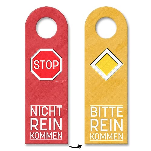 Verkehrsschilder Vorfahrtstraße und Stopschild Türhänger beidseitiger Türanhänger nicht reinkommen oder bitte reinkommen als praktisches Gadget für Fahrlehrer oder Fahrschule Verkehrsschilder Vorfahrtstraße und Stopschild Türhänger beidseitiger Türanhänger nicht reinkommen oder bitte reinkommen als praktisches Gadget für Fahrlehrer oder Fahrschule von speecheese