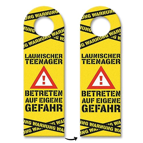 Warnung Launischer Teenager Türhänger mit Warnzeichen in gelb Betreten auf eigene Gefahr für Jugendliche die oft genervt oder zickig sind um den Eltern zu zeigen wie die Laune gerade ist Warnung Launischer Teenager Türhänger mit Warnzeichen in gelb Betreten auf eigene Gefahr für Jugendliche die oft genervt oder zickig sind um den Eltern zu zeigen wie die Laune gerade ist von speecheese