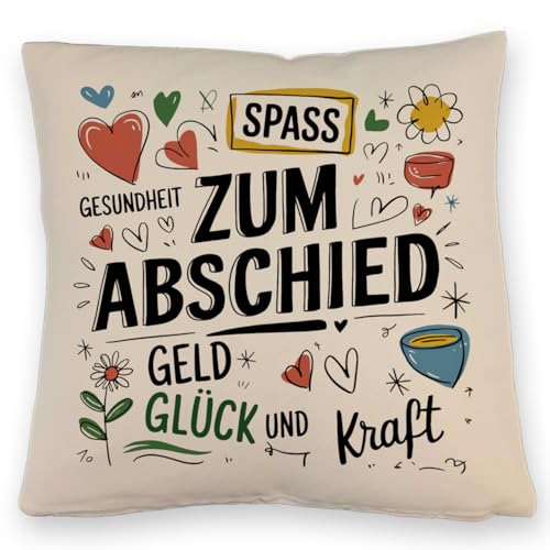 Wünsche Zum Abschied Kissen mit Leinenoptik für Kollegen und Freunde humorvoller Spruch als SofaKissen mit Leinenoptik für Freunde und Kollegen Wünsche Zum Abschied Kissen mit Leinenoptik für Kollegen und Freunde humorvoller Spruch als SofaKissen mit Leinenoptik für Freunde und Kollegen von speecheese
