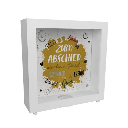 Zum Abschied Wünsche Rahmen Spardose aus Holz Glückwünsche zum Jobwechsel Ideal für Kollege Gäste Gruß zur Verabschiedung Zum Abschied Wünsche Rahmen Spardose aus Holz Glückwünsche zum Jobwechsel Ideal für Kollege Gäste Gruß zur Verabschiedung von speecheese