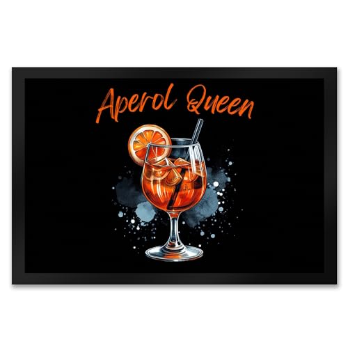 speecheese Aperol Queen Fußmatte XXL in 50x75 cm Trinkglas-Design Cocktailglas-Motiv Orange Aperitif Alkohol Sommergetränk Stil Fußmatte XXL in 50x75 cm für Aperol-Liebhaber speecheese Aperol Queen Fußmatte XXL in 50x75 cm Trinkglas-Design Cocktailglas-Motiv Orange Aperitif Alkohol Sommergetränk Stil Fußmatte XXL in 50x75 cm für Aperol-Liebhaber von speecheese