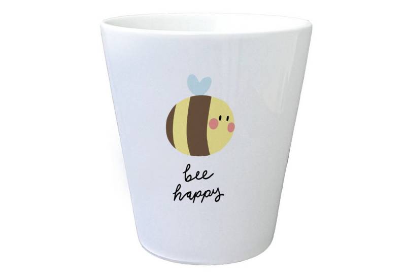 speecheese Blumentopf Bee Happy Blumentopf mit dicker Biene von speecheese