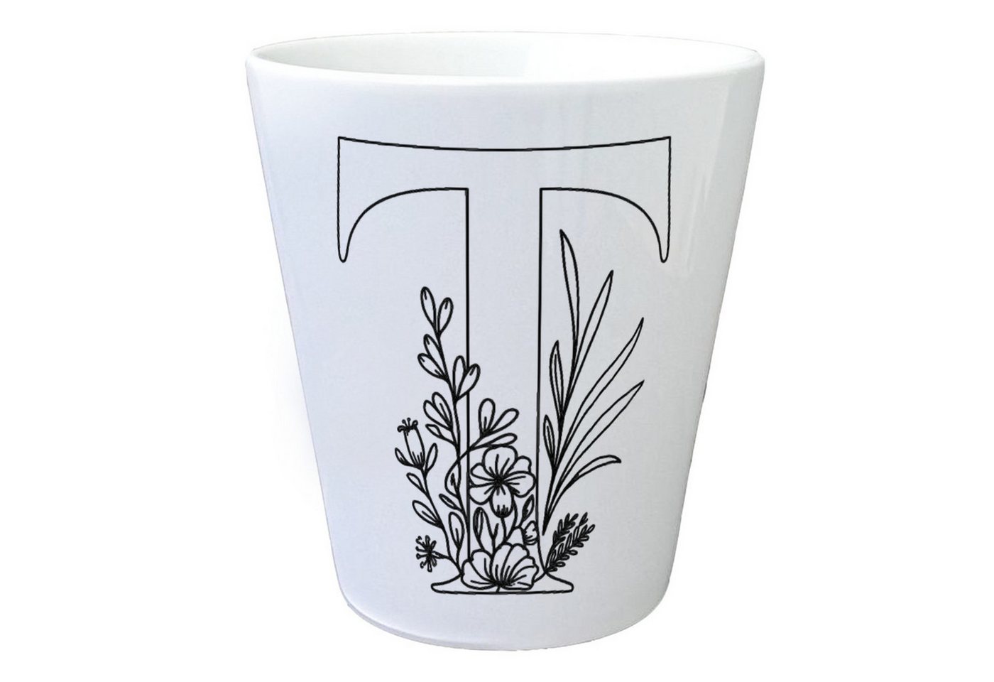 speecheese Blumentopf Floral Buchstabe T Blumentopf zum Ausmalen für Kunstliebhaber speecheese Blumentopf Floral Buchstabe T Blumentopf zum Ausmalen für Kunstliebhaber von speecheese