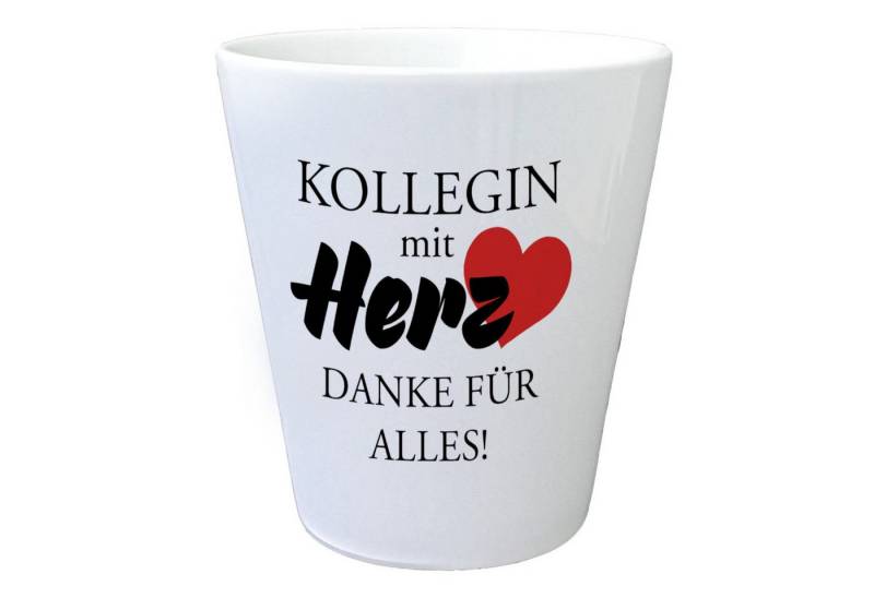 speecheese Blumentopf Kollegin mit Herz Danke für alles Blumentopf von speecheese
