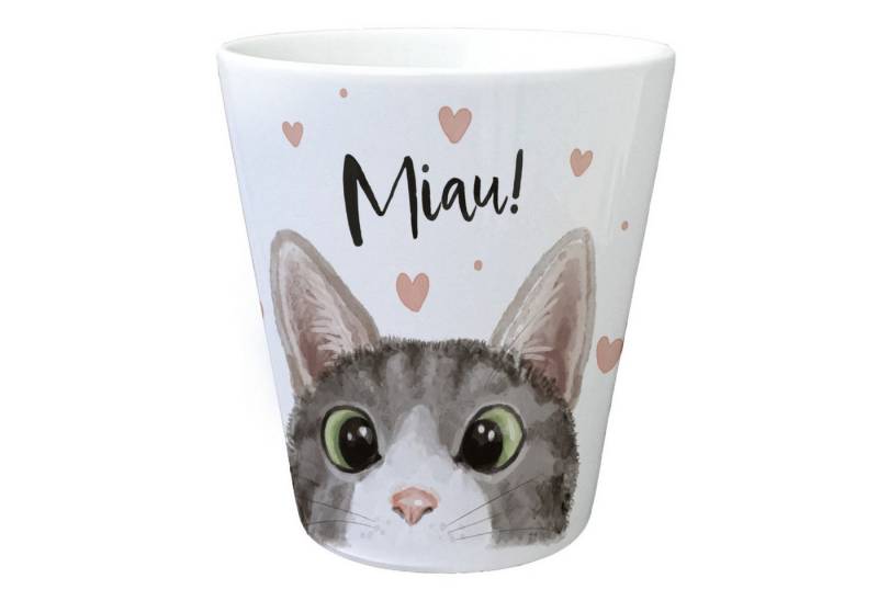 speecheese Blumentopf Miau Katze Blumentopf von speecheese