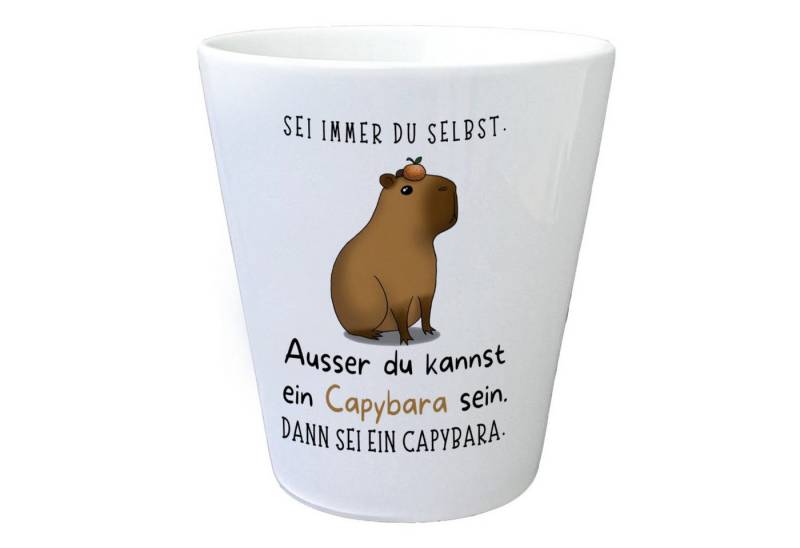speecheese Blumentopf Sei immer du selbst - ausser du kannst ein Capybara sein Blumentopf von speecheese