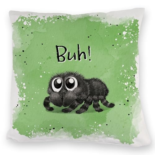 Buh! Flauschige Spinne Kuschelkissen mit Spruch EIN bequemes DekoKuschelkissen für die Couch Motiv Halloween Teenager gruselig Kuscheliges Sofa Deko Gruseliges Buh! Flauschige Spinne Kuschelkissen mit Spruch EIN bequemes DekoKuschelkissen für die Couch Motiv Halloween Teenager gruselig Kuscheliges Sofa Deko Gruseliges von speecheese