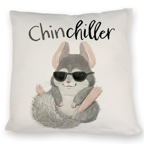 Chinchilla Kissen mit Spruch Chinchiller Relax Chillen Pur Mach Pause im coolen Bett Zum Schlafe Chinchilla Kissen mit Spruch Chinchiller Relax Chillen Pur Mach Pause im coolen Bett Zum Schlafe von speecheese