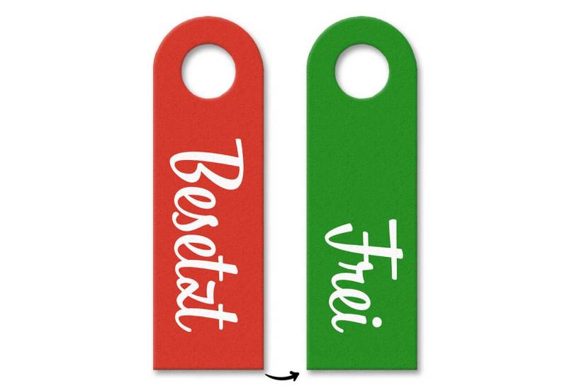 speecheese Dekohänger 3x Besetzt Frei Türhänger Türanhänger Türschild Schild an der von speecheese