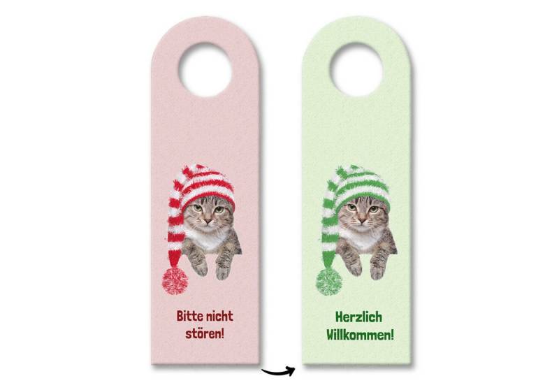 speecheese Dekohänger Bitte nicht stören und Herzlich Willkommen Türhänger mit niedlichem von speecheese