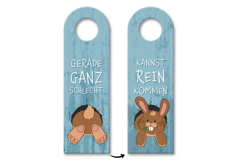 speecheese Dekohänger Gerade ganz schlecht Kannst reinkommen Türhänger 10er Set mit süßem von speecheese