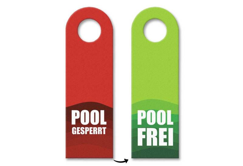 speecheese Dekohänger Pool gesperrt oder frei Türhänger Türanhänger Büro Türe Offen Besetzt von speecheese