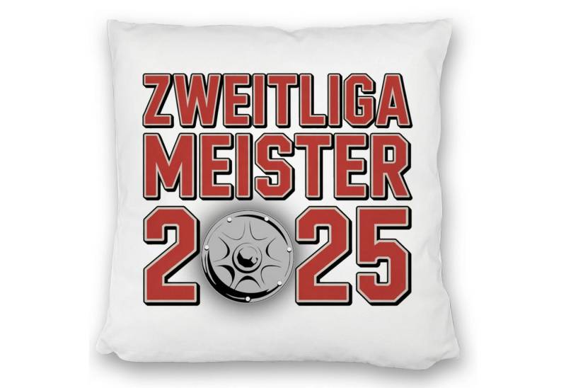 speecheese Dekokissen Köln Zweitliga Meister 2025 Kissen satiniert mit Meisterschale der 2. von speecheese
