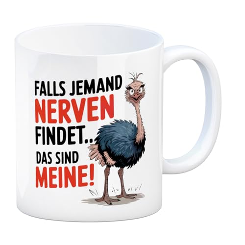 speecheese Falls jemand NERVEN findet DAS SIND MEINE Kaffeebecher mit zerzausten Federn komische Illustration eines Emus oder Straußes sorgt für Lacher speecheese Falls jemand NERVEN findet DAS SIND MEINE Kaffeebecher mit zerzausten Federn komische Illustration eines Emus oder Straußes sorgt für Lacher von speecheese