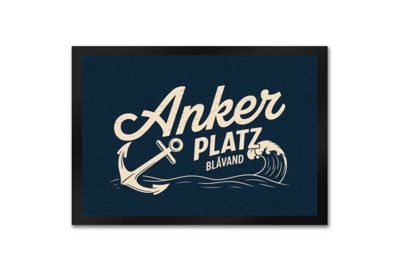 speecheese Fußmatte Anker Platz Blåvand Fußmatte in 35x50 cm mit Vintage-Nautik-Design speecheese Fußmatte Anker Platz Blåvand Fußmatte in 35x50 cm mit Vintage-Nautik-Design von speecheese