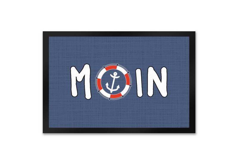 speecheese Fußmatte Fußmatte XXL in 50x75 cm im maritimen Stil mit Spruch: Moin und Anker speecheese Fußmatte Fußmatte XXL in 50x75 cm im maritimen Stil mit Spruch: Moin und Anker von speecheese