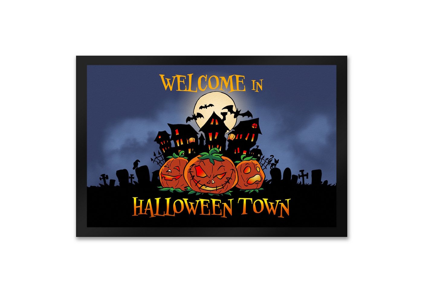 speecheese Fußmatte Fußmatte XXL in 50x75 cm mit gruseligen Halloween Design und Spruch speecheese Fußmatte Fußmatte XXL in 50x75 cm mit gruseligen Halloween Design und Spruch von speecheese